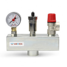 VARMEGA Группа безопасности котла 3бар 1" до 100 кВт без теплоизоляции (1/20)