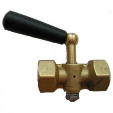 Кран 3-ход. лат. для манометров BB G1/2, PN16,150C РОСМА (06160)