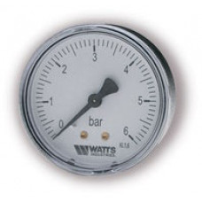 Манометр аксиальный 1/4" 16 бар Ø63мм (Watts)