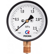 Манометр радиальный ТМ-210Р.00 ( 0-0,6 МРа ) G1/4" 50мм  росма