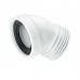 Труба туалетная (MRWC16) Фановая 160 мм под угол 45 с манжетой купить в Воронеже 