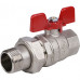 Кран шаровой Stout (бабочка КРАСНАЯ) с американкой 3/4 EPDM (15/60) купить в Воронеже 