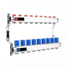 Varmega Коллектор без расходомеров и без кранов 1", 9 выходов x 3/4"EK  НЕРЖ (1/4)
