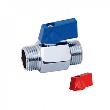 Кран шаровый MINI ш/ш хром DE22MM купить в Воронеже 