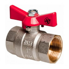 Кран шаровой TEBO г/г бабочка  1/2" PN40 (16/128)