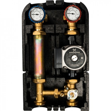 STOUT Насосная группа С НАСОСОМ Grundfos UPSO 25-65 со смесителем 1 STOUT Насосная группа С НАСОСОМ Grundfos UPSO 25-65 со смесителем 1