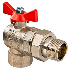 Кран шаровый VALTEC американка угл. 1/2" (10/60)