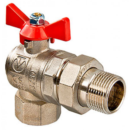 Кран шаровый VALTEC американка угл. 1/2